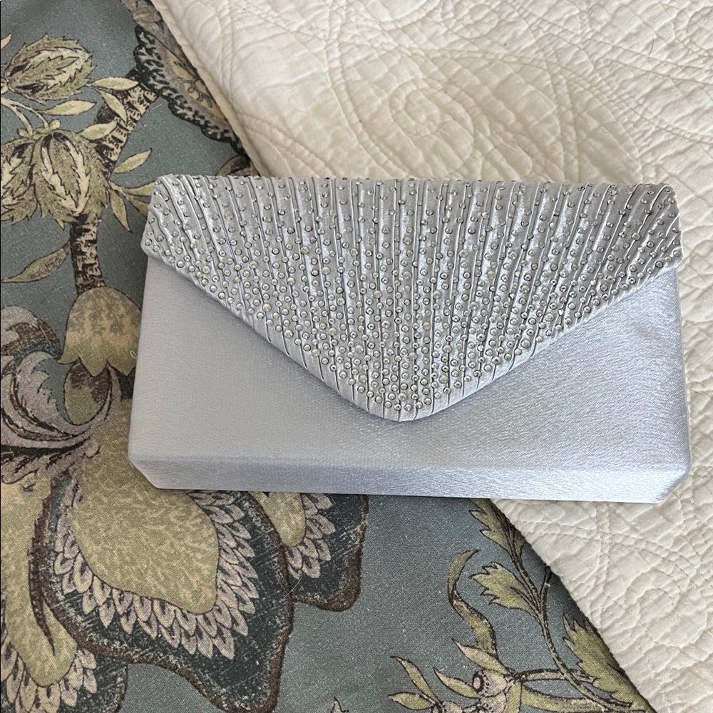 Elegant Silver Clutch